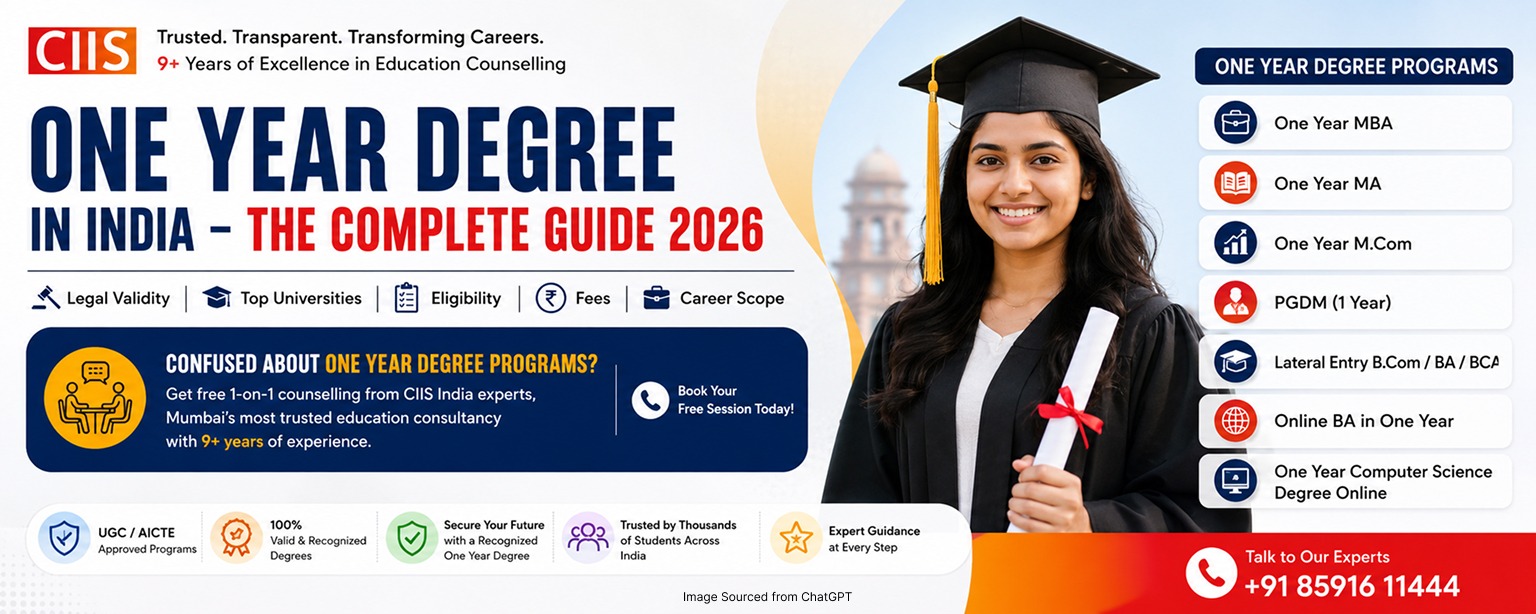 Degree in One Year: Is It Legal, Valid & UGC Approved in India? 2 Degree in One Year: Is It Legal, Valid & UGC Approved in India?